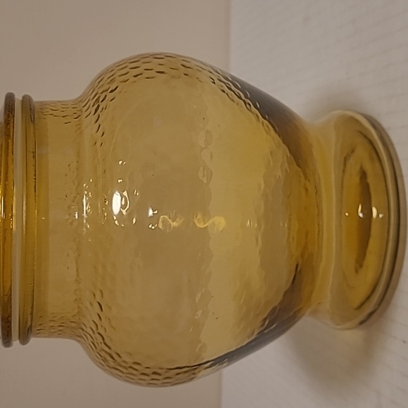 Vintage Amber Lidded Canister - Picture 5 of 16